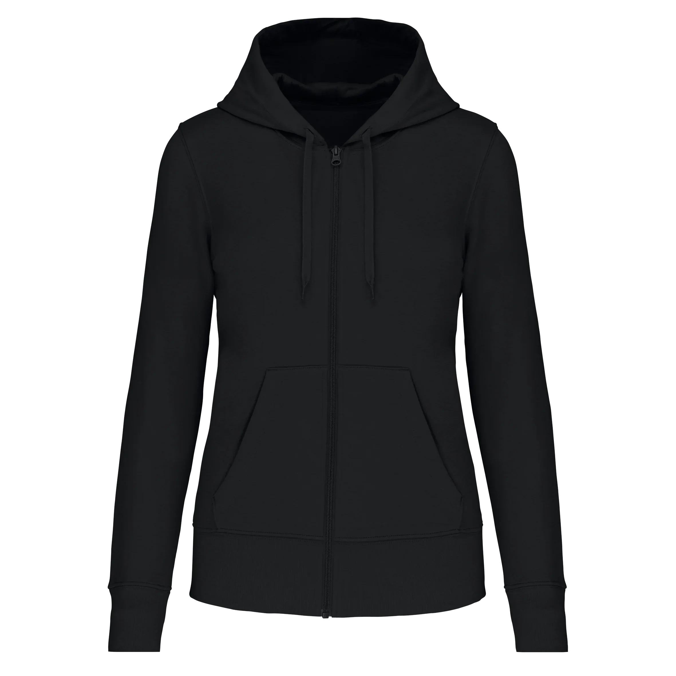 K4031 - Sweat-shirt écoresponsable zippé à capuche femme - Occifloc