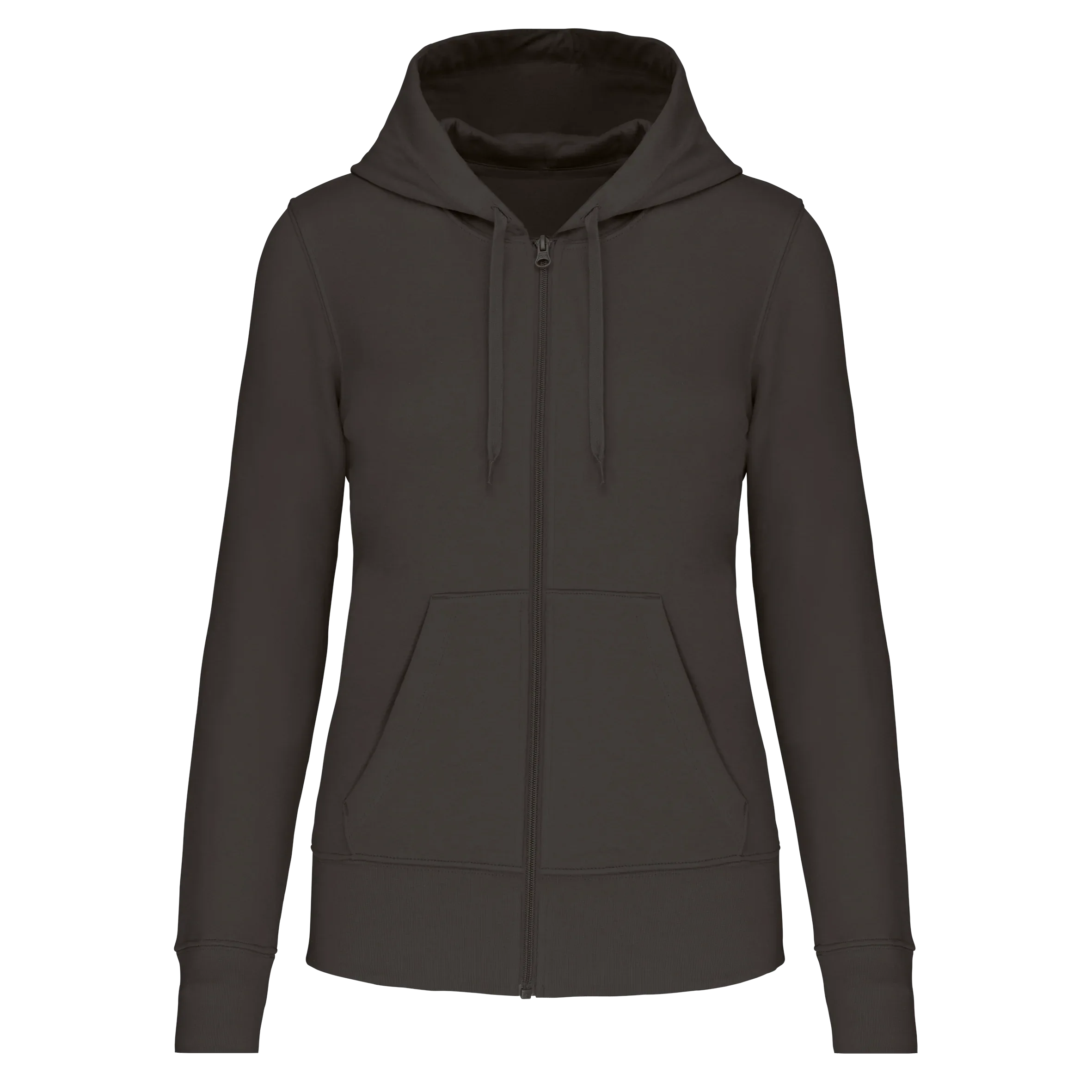 K4031 - Sweat-shirt écoresponsable zippé à capuche femme - Occifloc