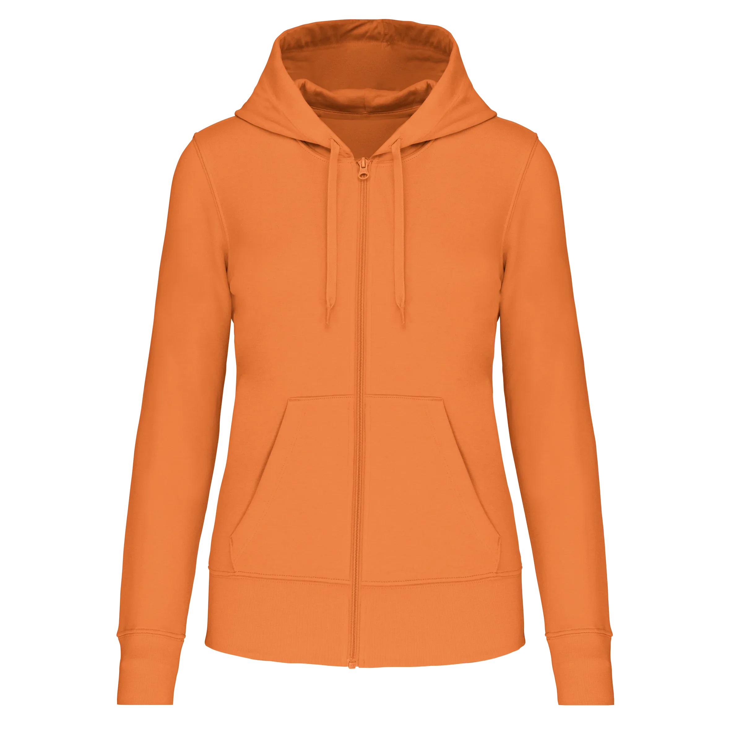 K4031 - Sweat-shirt écoresponsable zippé à capuche femme - Occifloc