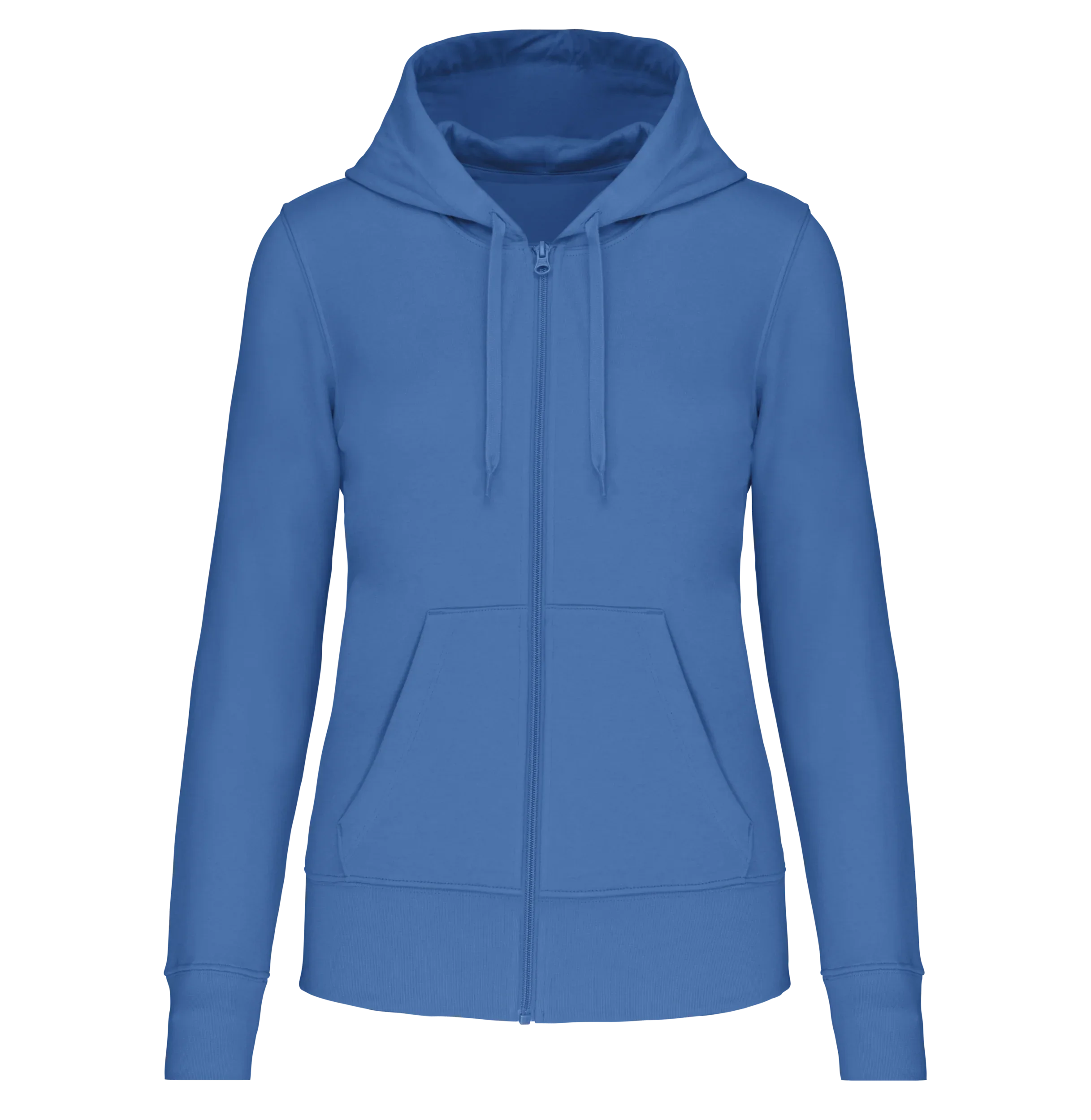 K4031 - Sweat-shirt écoresponsable zippé à capuche femme - Occifloc