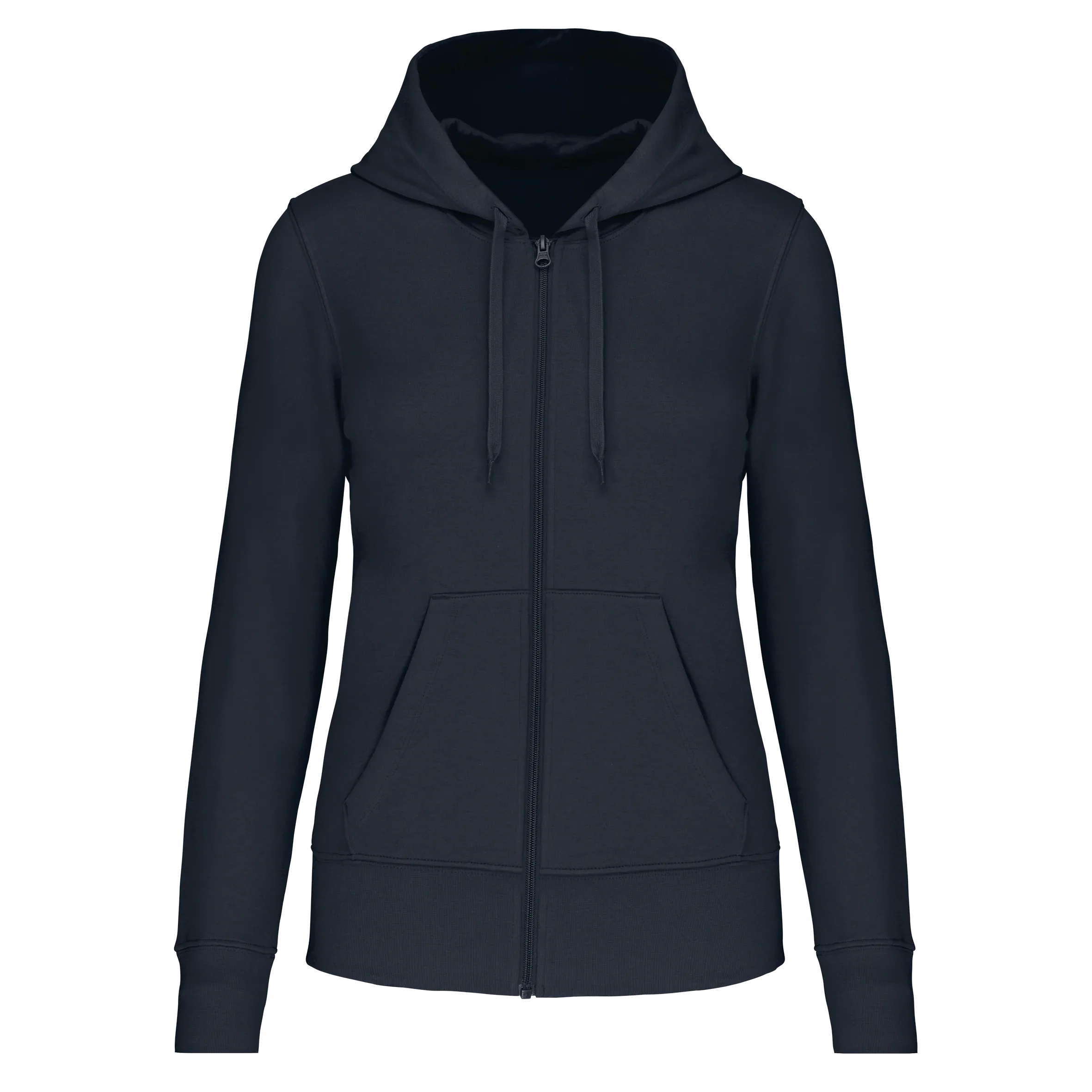 K4031 - Sweat-shirt écoresponsable zippé à capuche femme - Occifloc