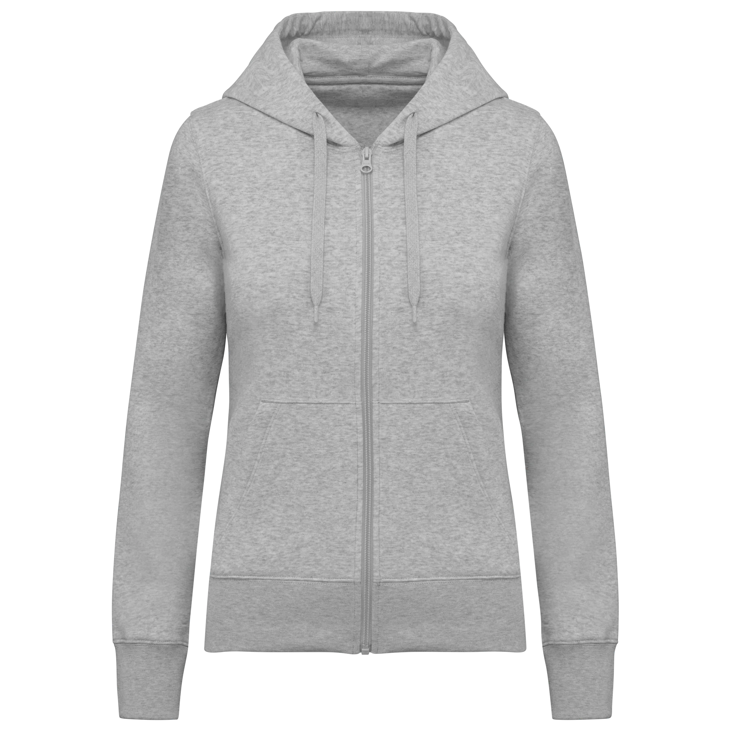 K4031 - Sweat-shirt écoresponsable zippé à capuche femme - Occifloc