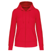 K4031 - Sweat-shirt écoresponsable zippé à capuche femme - Occifloc