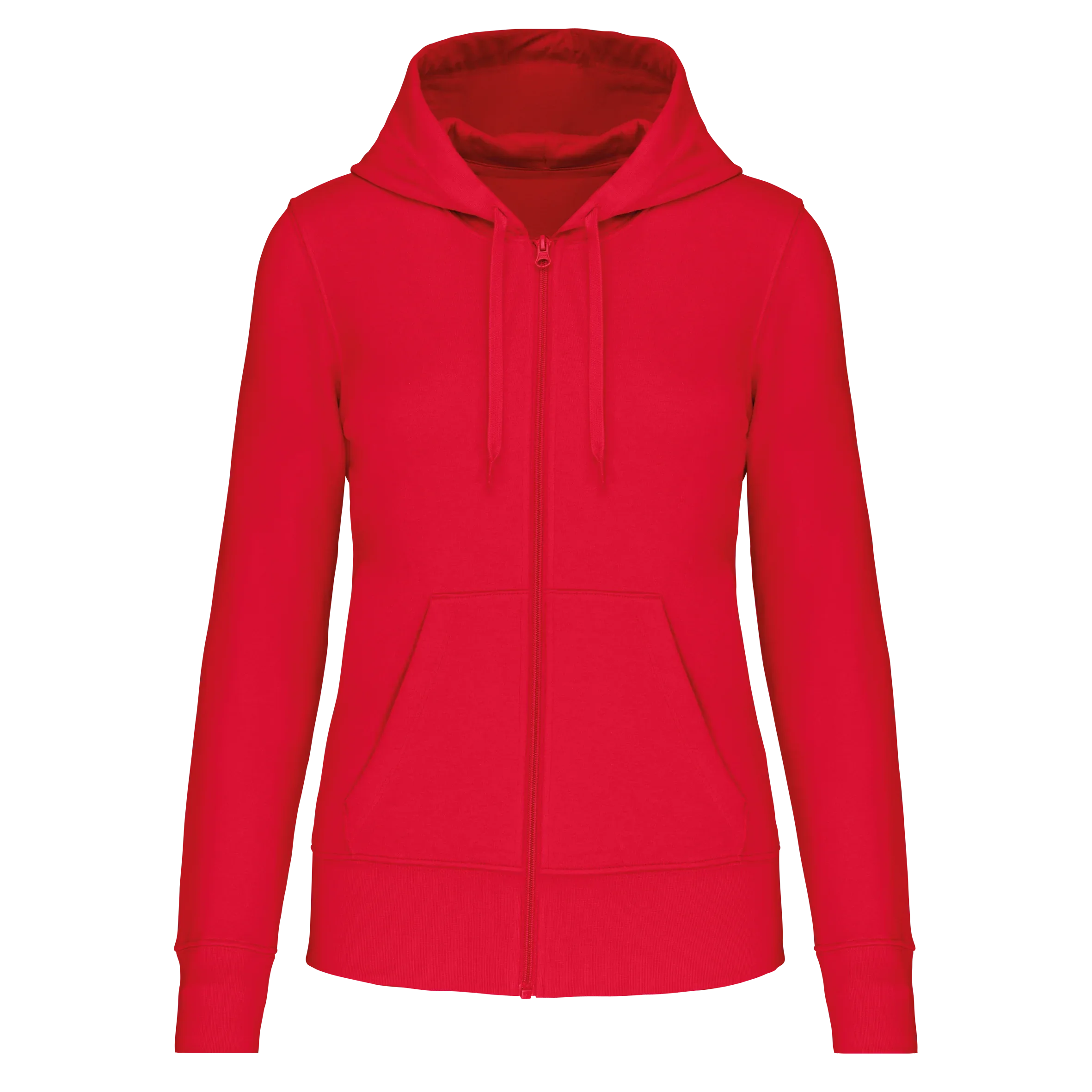 K4031 - Sweat-shirt écoresponsable zippé à capuche femme - Occifloc