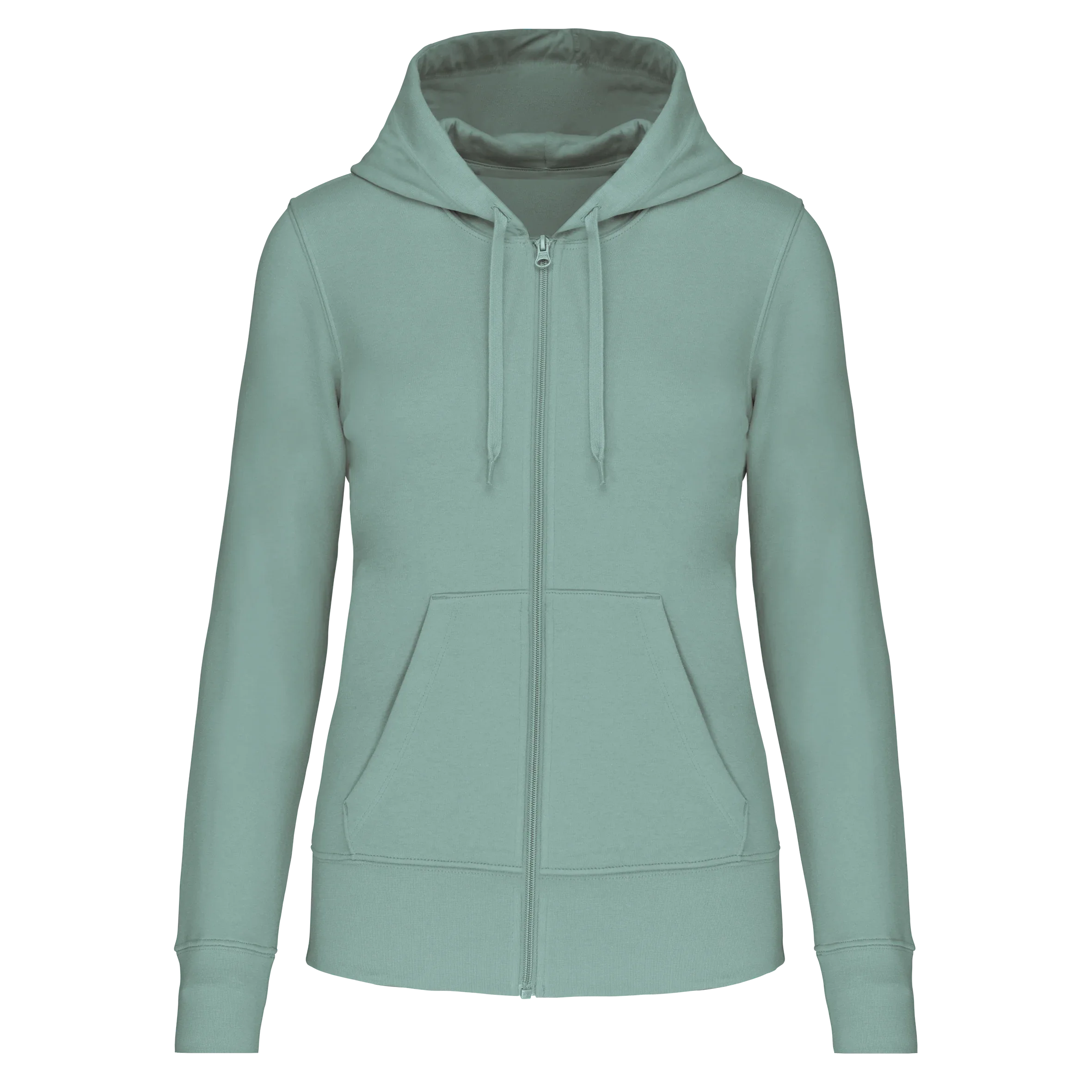 K4031 - Sweat-shirt écoresponsable zippé à capuche femme - Occifloc