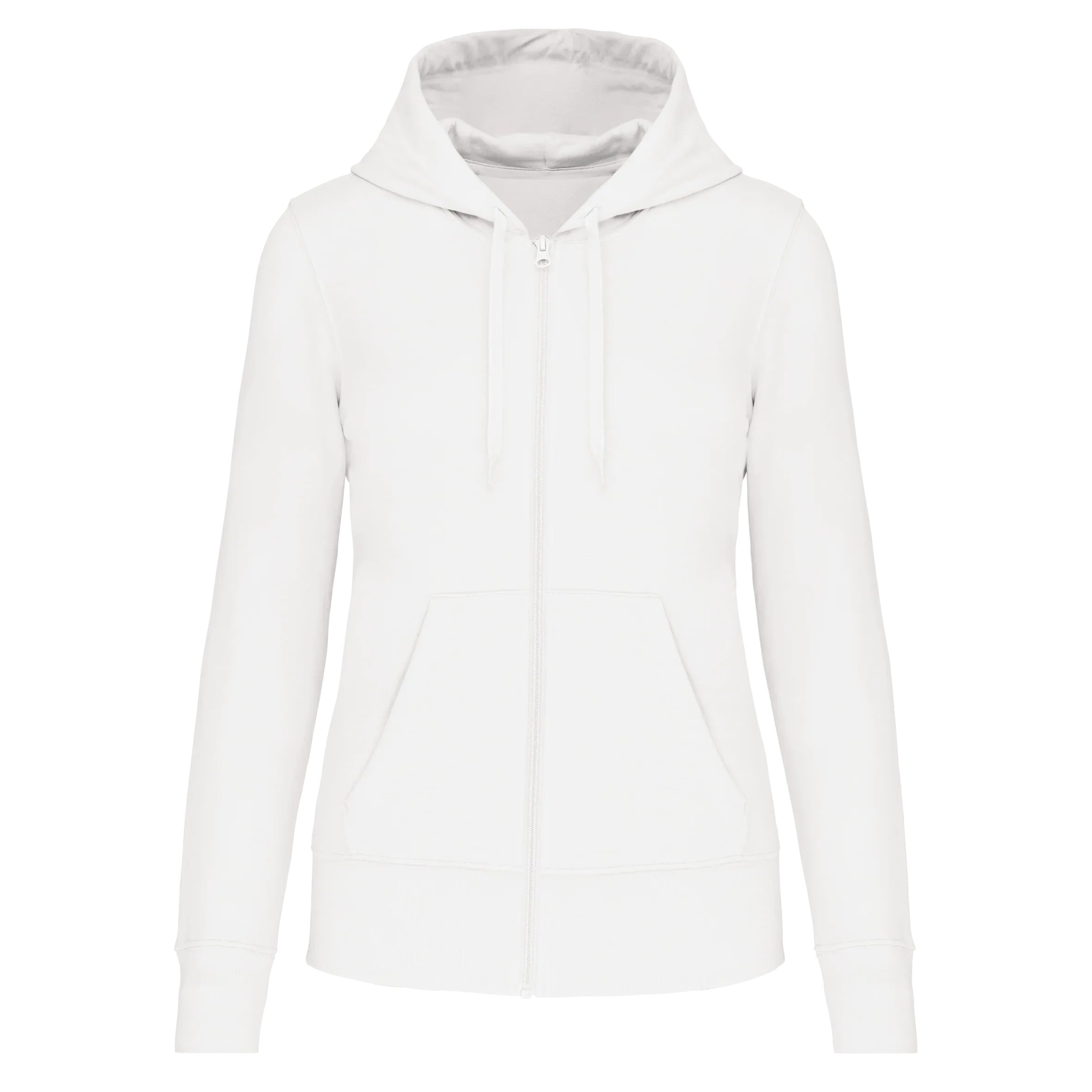 K4031 - Sweat-shirt écoresponsable zippé à capuche femme - Occifloc