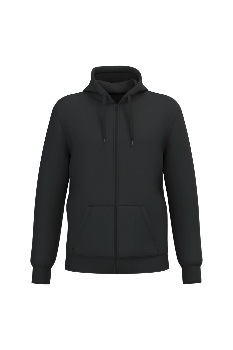 K4042 - Sweat-shirt recyclé zippé à capuche unisexe - Occifloc