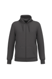 K4042 - Sweat-shirt recyclé zippé à capuche unisexe - Occifloc