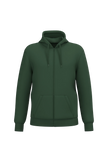 K4042 - Sweat-shirt recyclé zippé à capuche unisexe - Occifloc