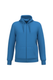 K4042 - Sweat-shirt recyclé zippé à capuche unisexe - Occifloc