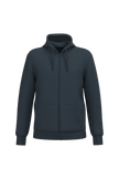 K4042 - Sweat-shirt recyclé zippé à capuche unisexe - Occifloc