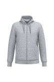 K4042 - Sweat-shirt recyclé zippé à capuche unisexe - Occifloc