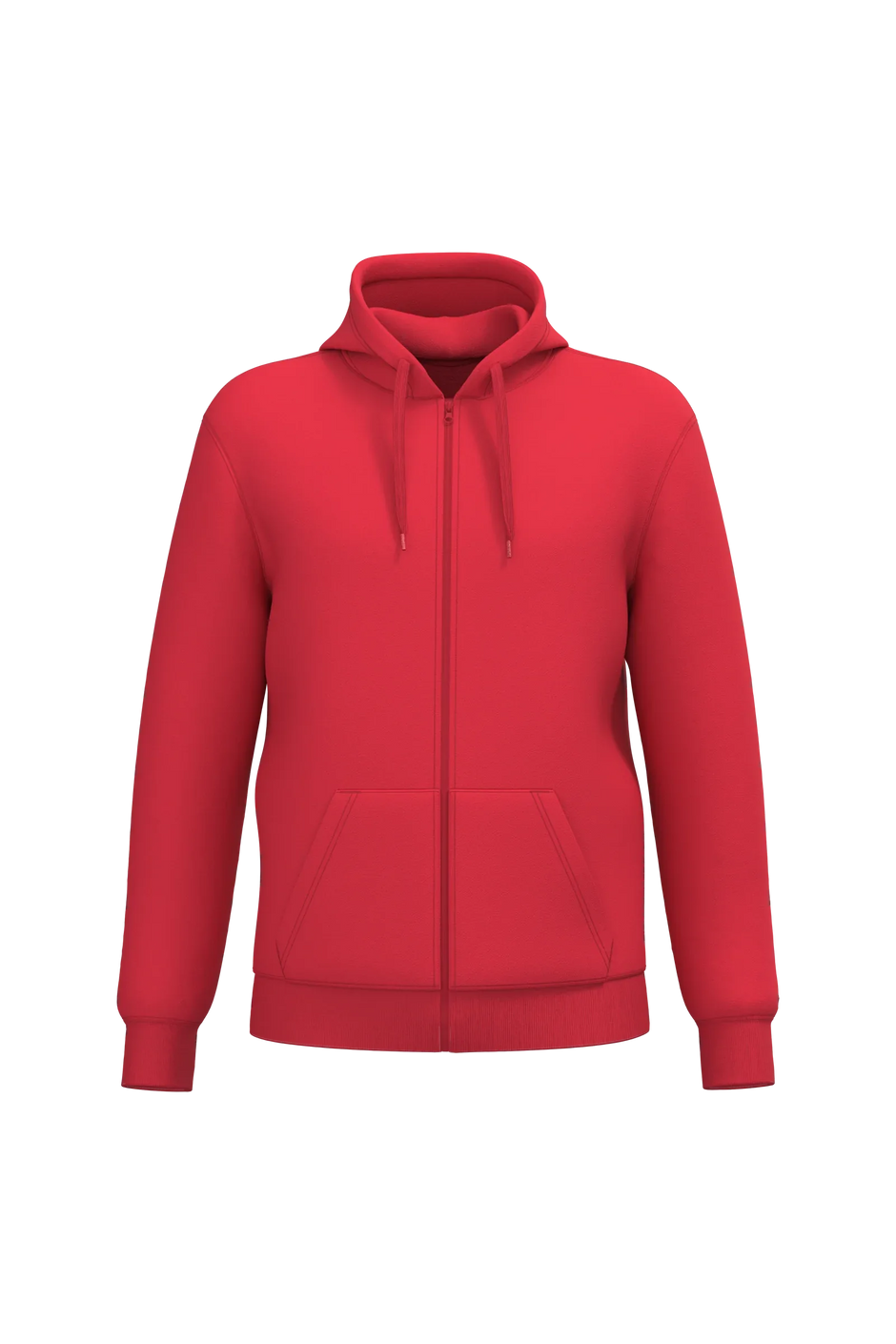 K4042 - Sweat-shirt recyclé zippé à capuche unisexe - Occifloc
