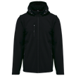 K422 - Veste Softshell 3 couches à capuche avec manches amovibles unisexe - Occifloc