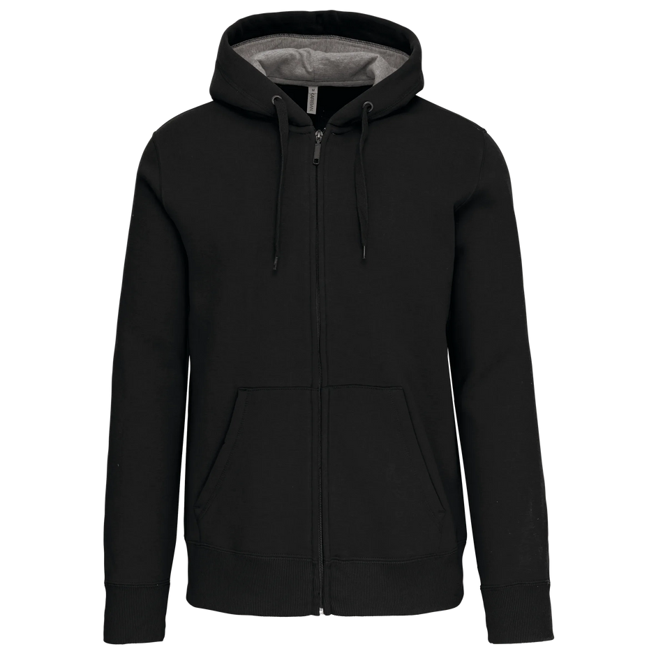 K444 - Sweat-shirt zippé capuche unisexe - Occifloc