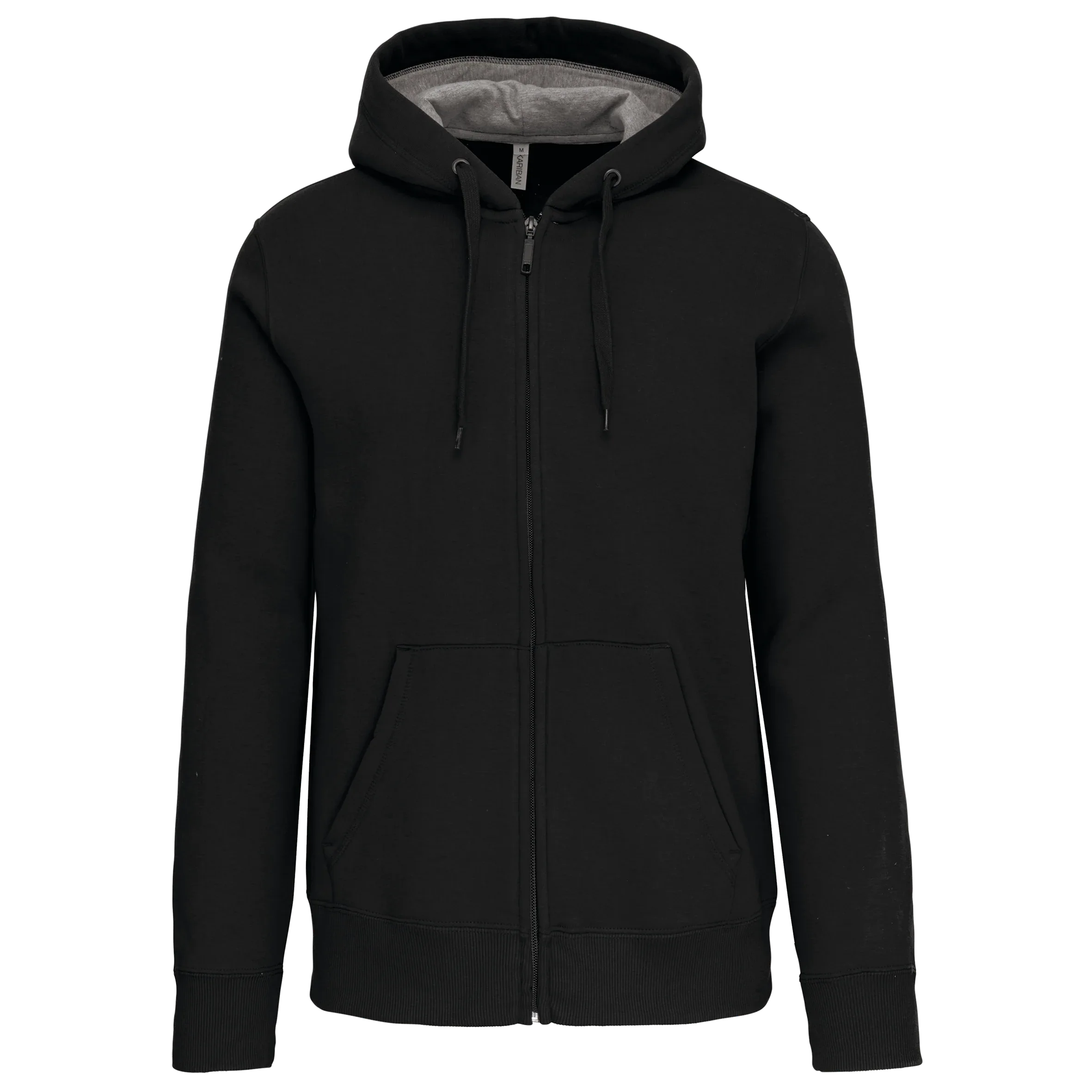K444 - Sweat-shirt zippé capuche unisexe - Occifloc