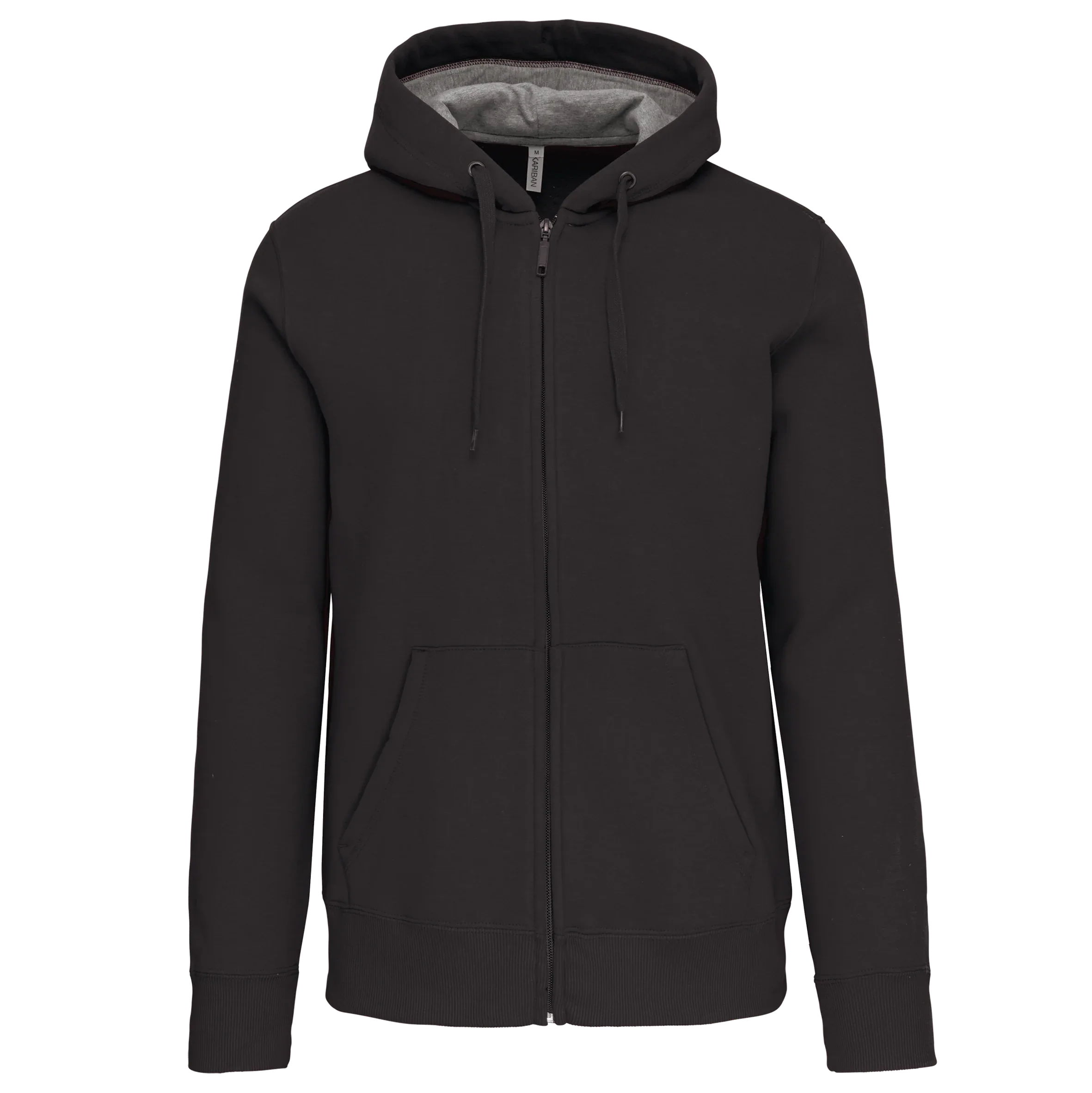 K444 - Sweat-shirt zippé capuche unisexe - Occifloc