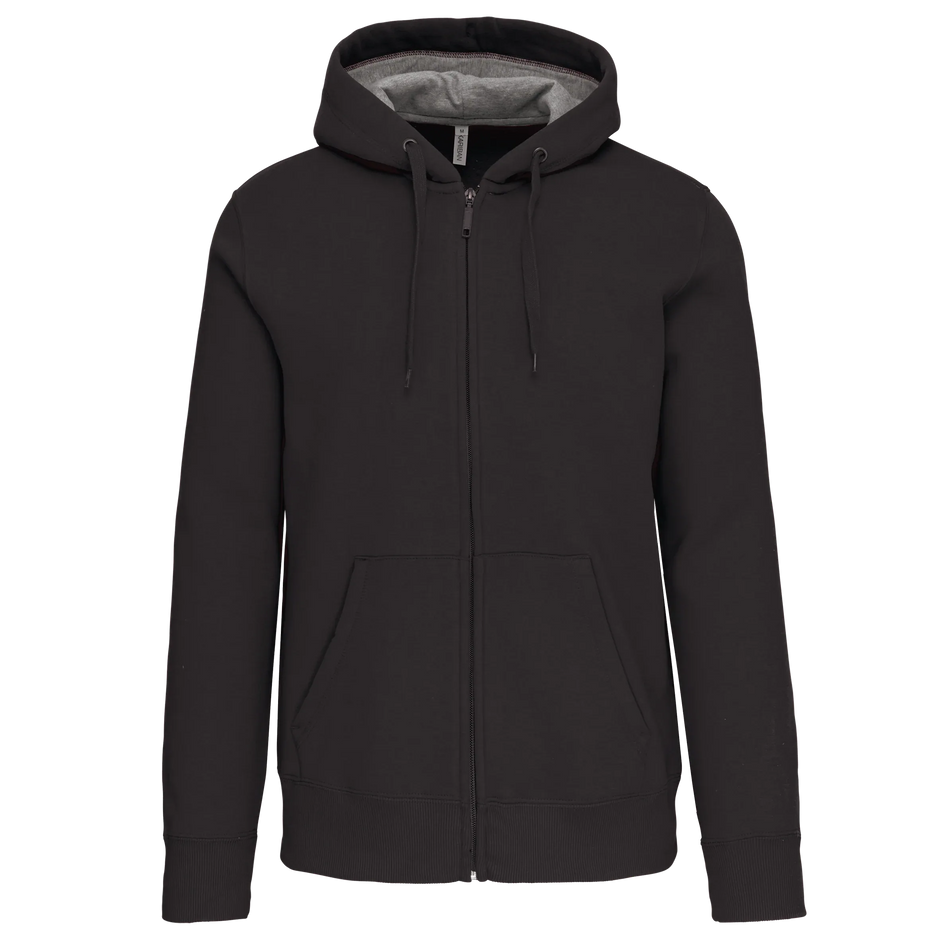 K444 - Sweat-shirt zippé capuche unisexe - Occifloc