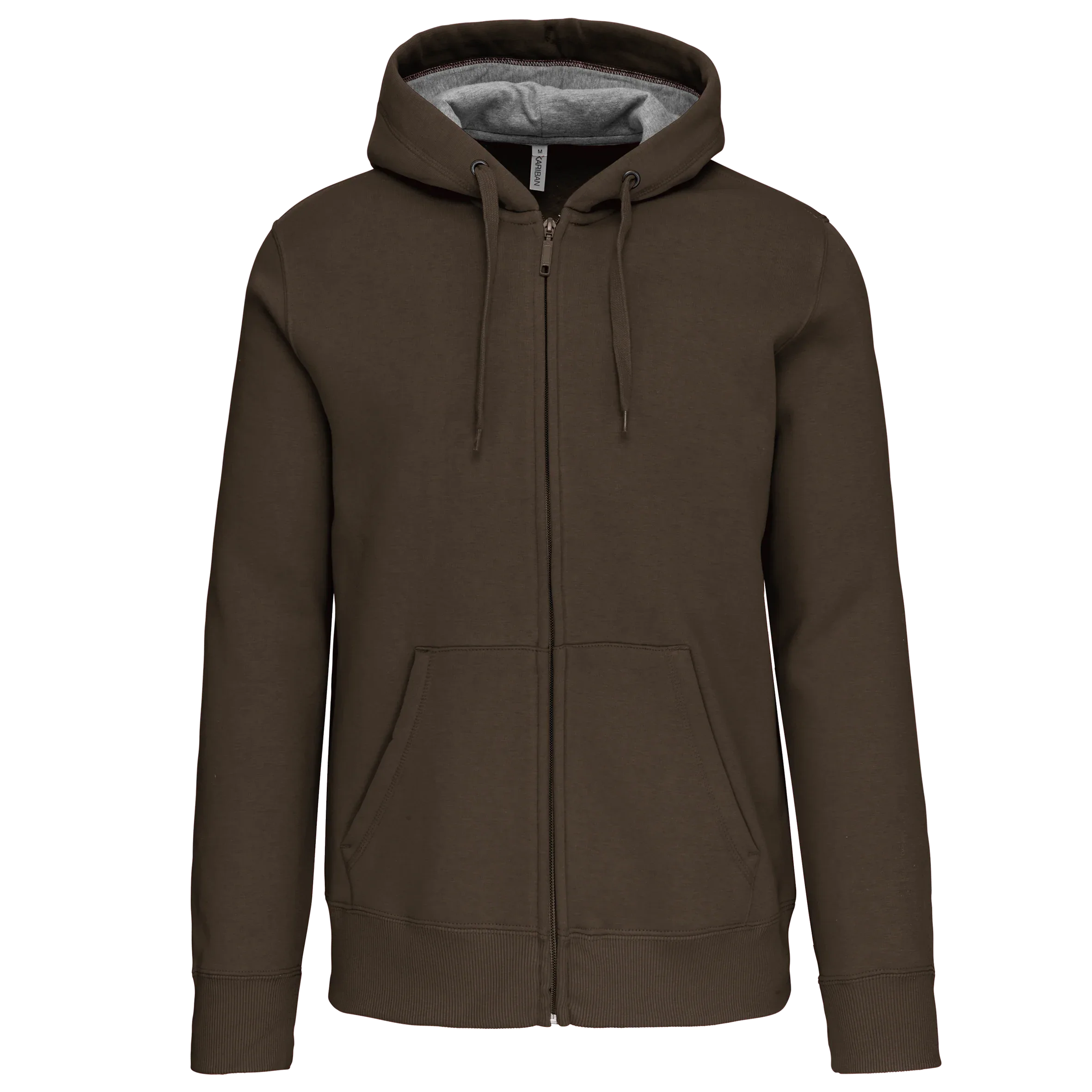 K444 - Sweat-shirt zippé capuche unisexe - Occifloc