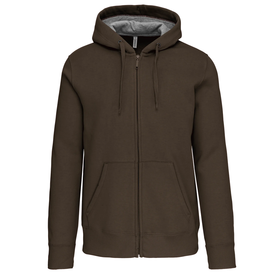 K444 - Sweat-shirt zippé capuche unisexe - Occifloc