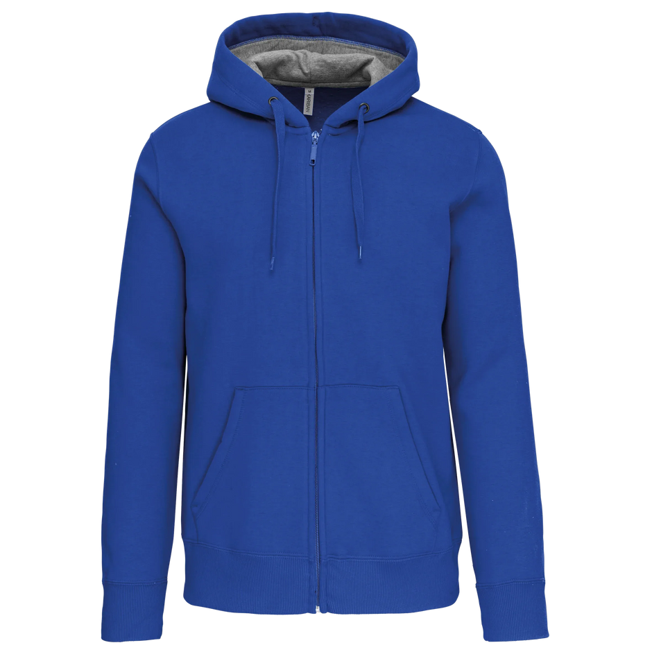 K444 - Sweat-shirt zippé capuche unisexe - Occifloc