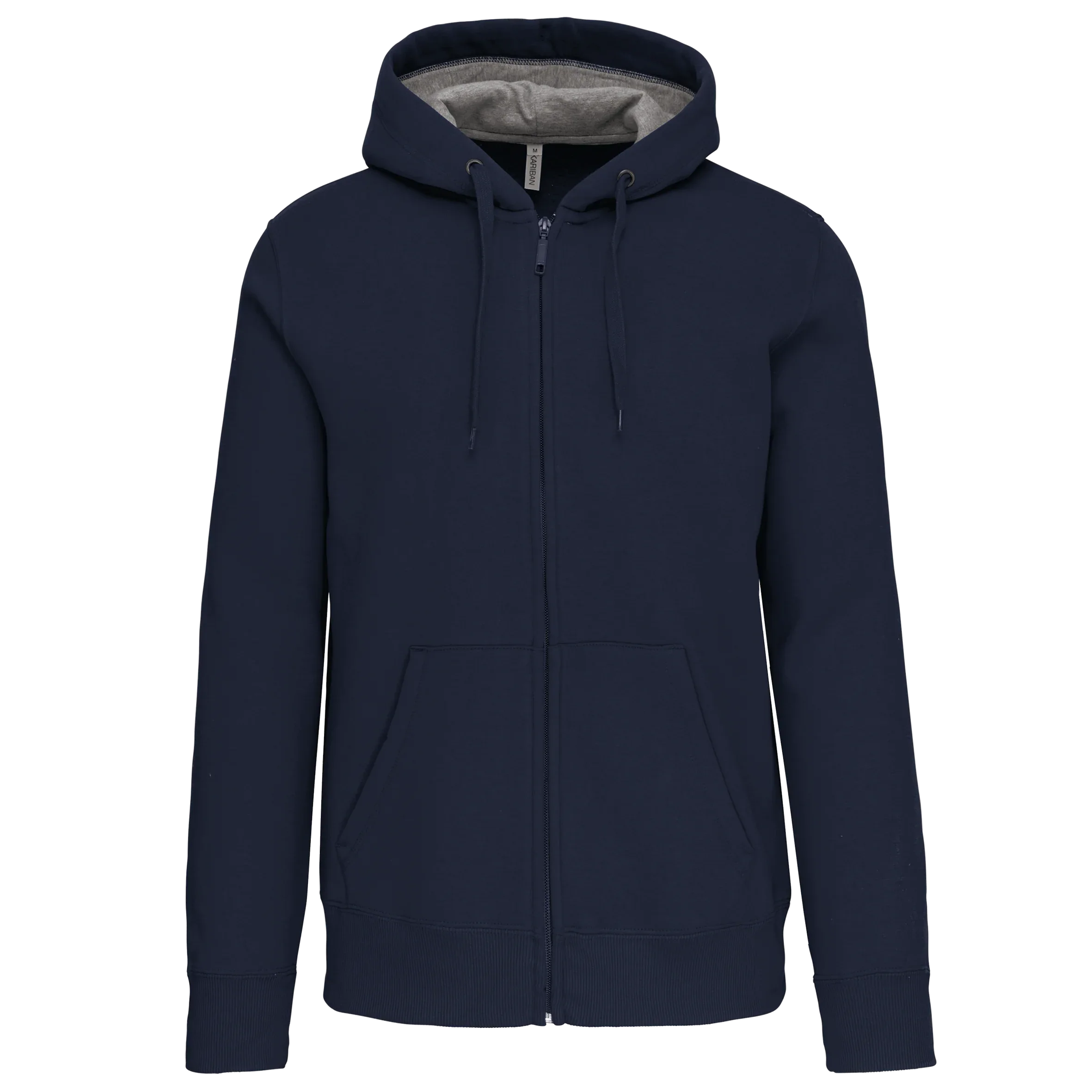 K444 - Sweat-shirt zippé capuche unisexe - Occifloc