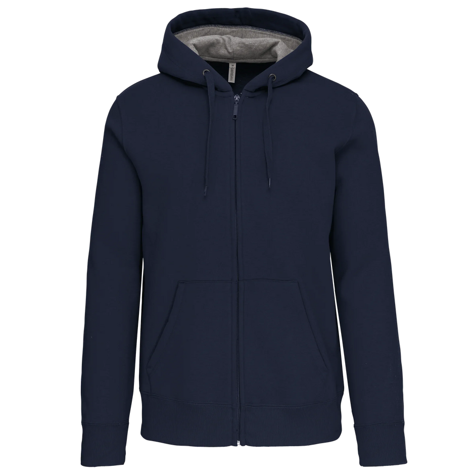 K444 - Sweat-shirt zippé capuche unisexe - Occifloc