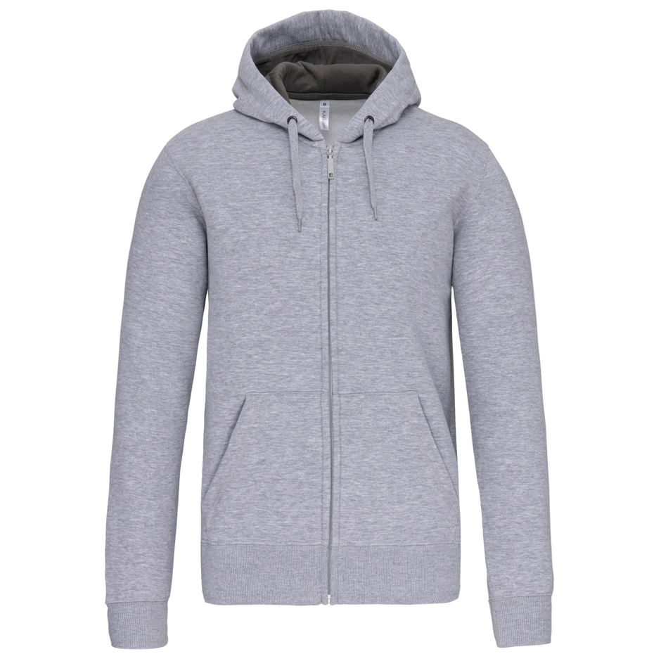 K444 - Sweat-shirt zippé capuche unisexe - Occifloc