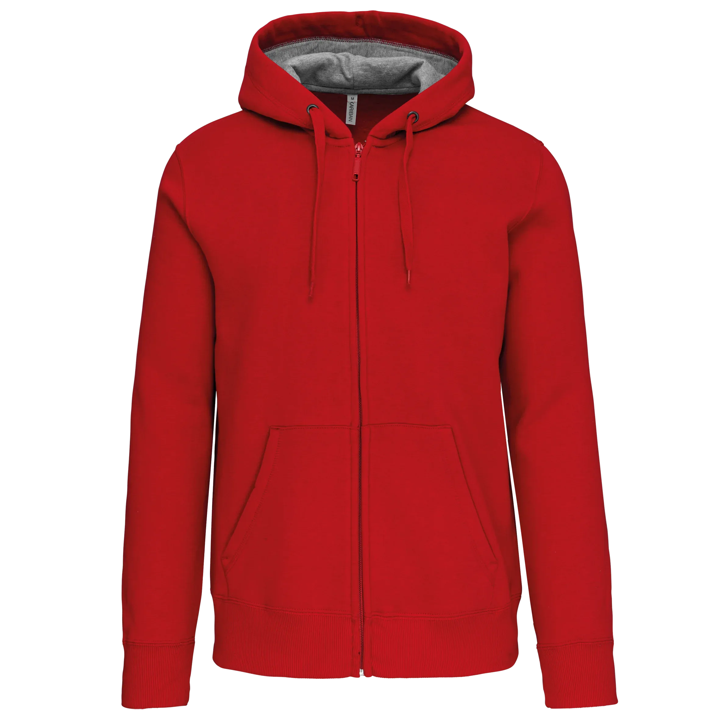 K444 - Sweat-shirt zippé capuche unisexe - Occifloc