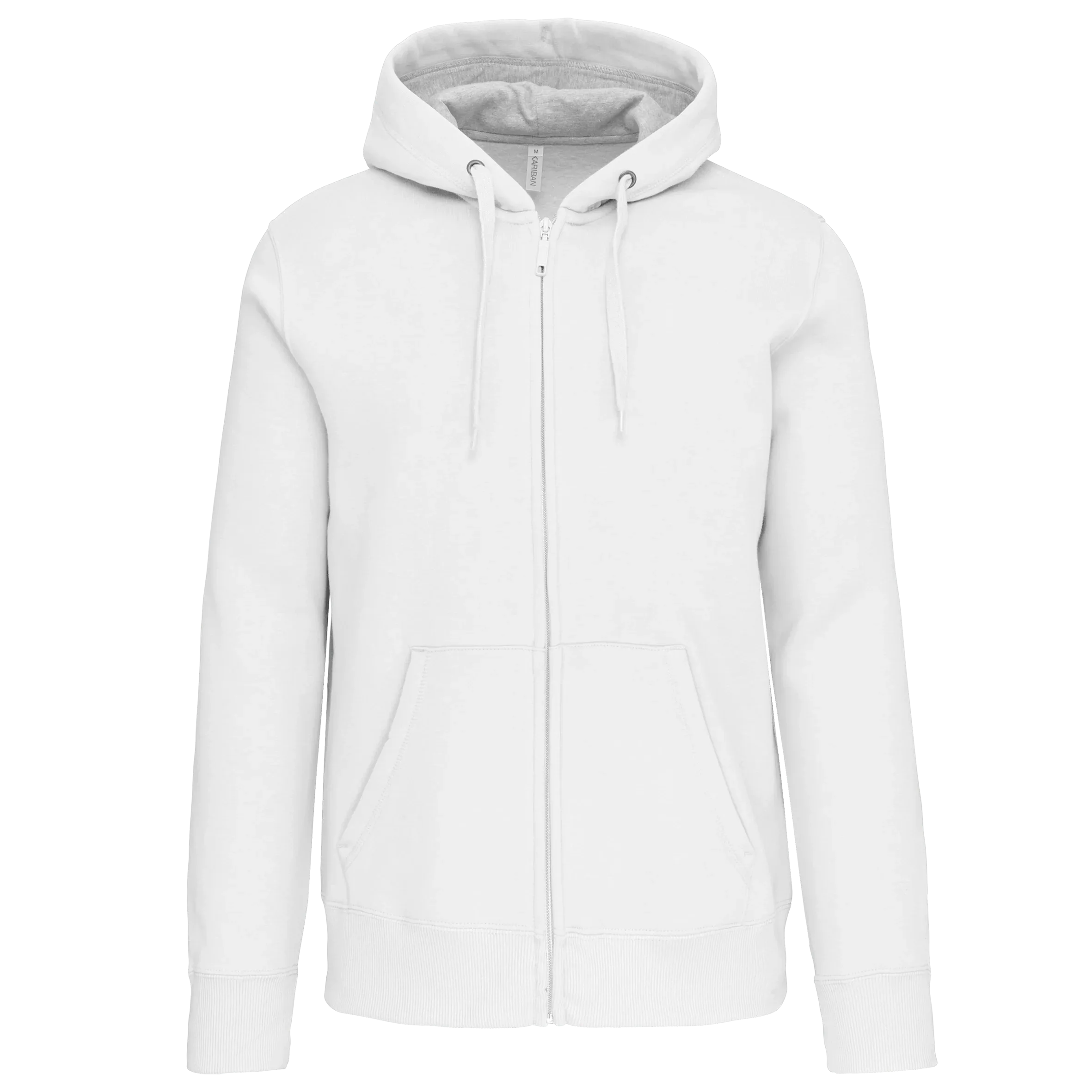 K444 - Sweat-shirt zippé capuche unisexe - Occifloc