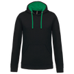 K446 - Sweat-shirt capuche contrastée homme - Occifloc