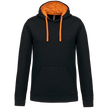 K446 - Sweat-shirt capuche contrastée homme - Occifloc