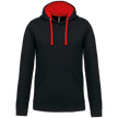 K446 - Sweat-shirt capuche contrastée homme - Occifloc