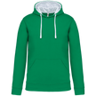 K446 - Sweat-shirt capuche contrastée homme - Occifloc