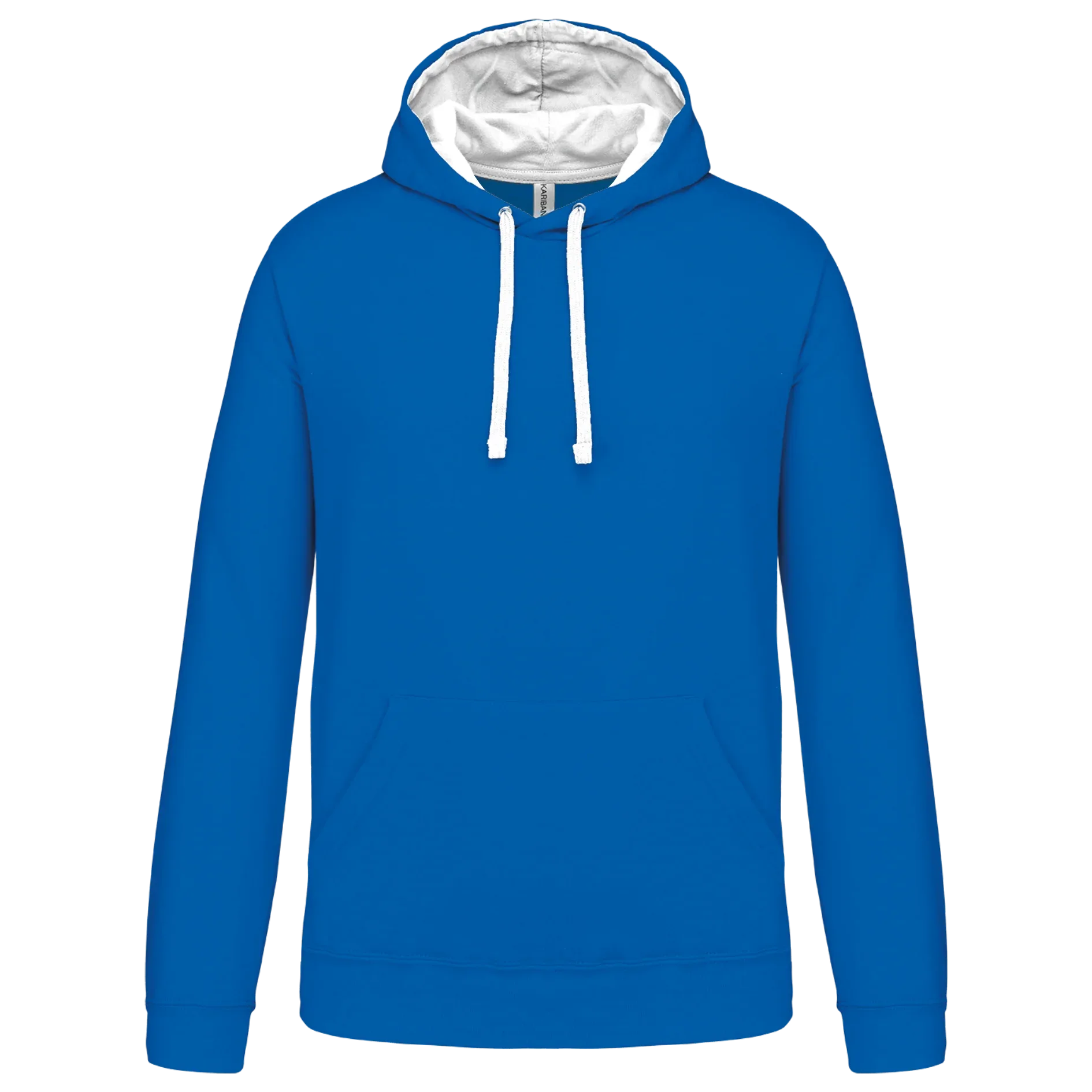 K446 - Sweat-shirt capuche contrastée homme - Occifloc