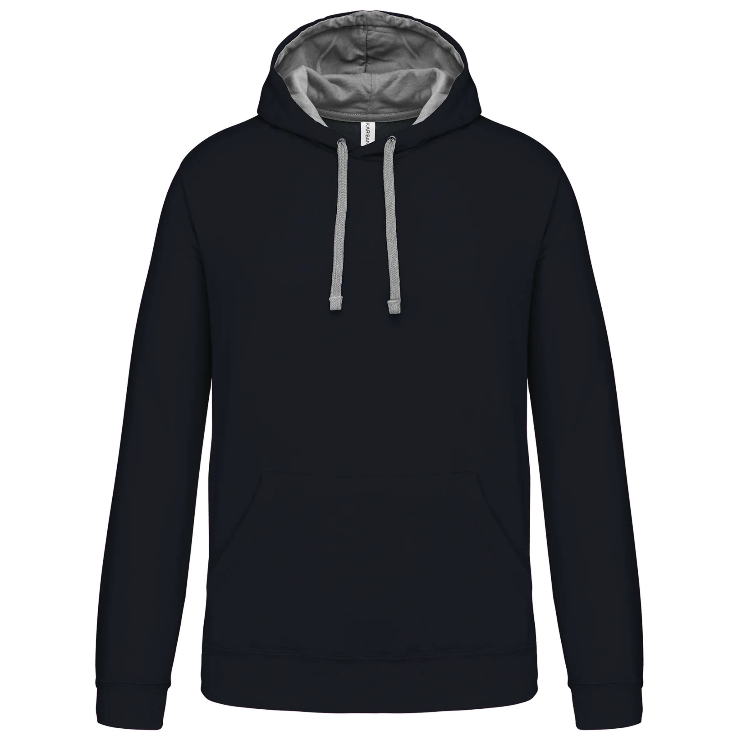 K446 - Sweat-shirt capuche contrastée homme - Occifloc
