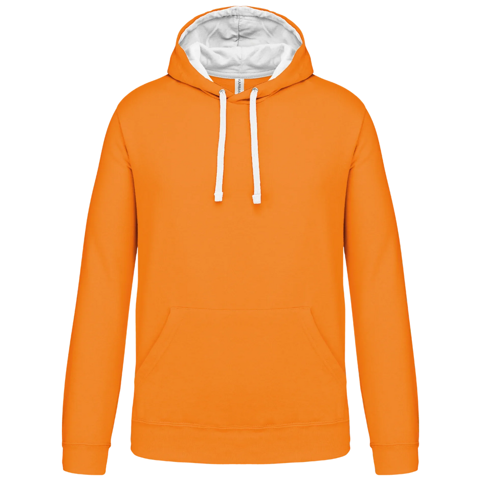 K446 - Sweat-shirt capuche contrastée homme - Occifloc
