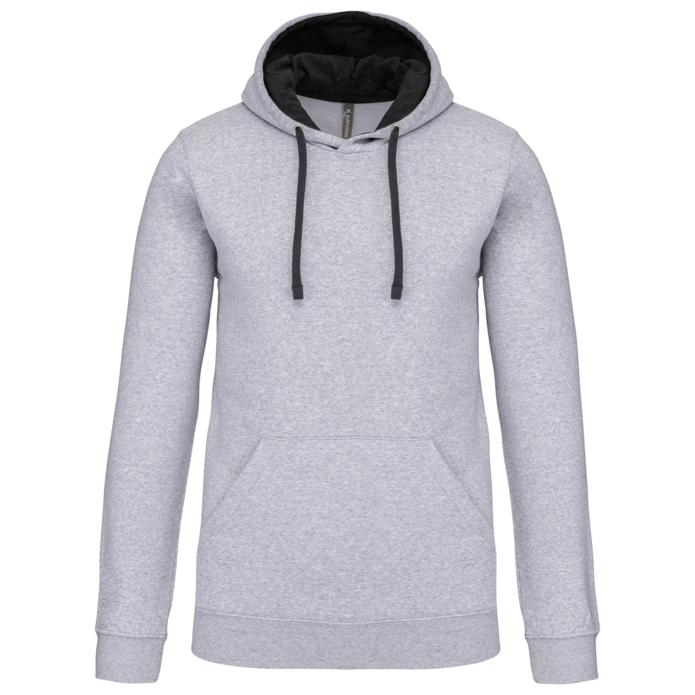 K446 - Sweat-shirt capuche contrastée homme - Occifloc