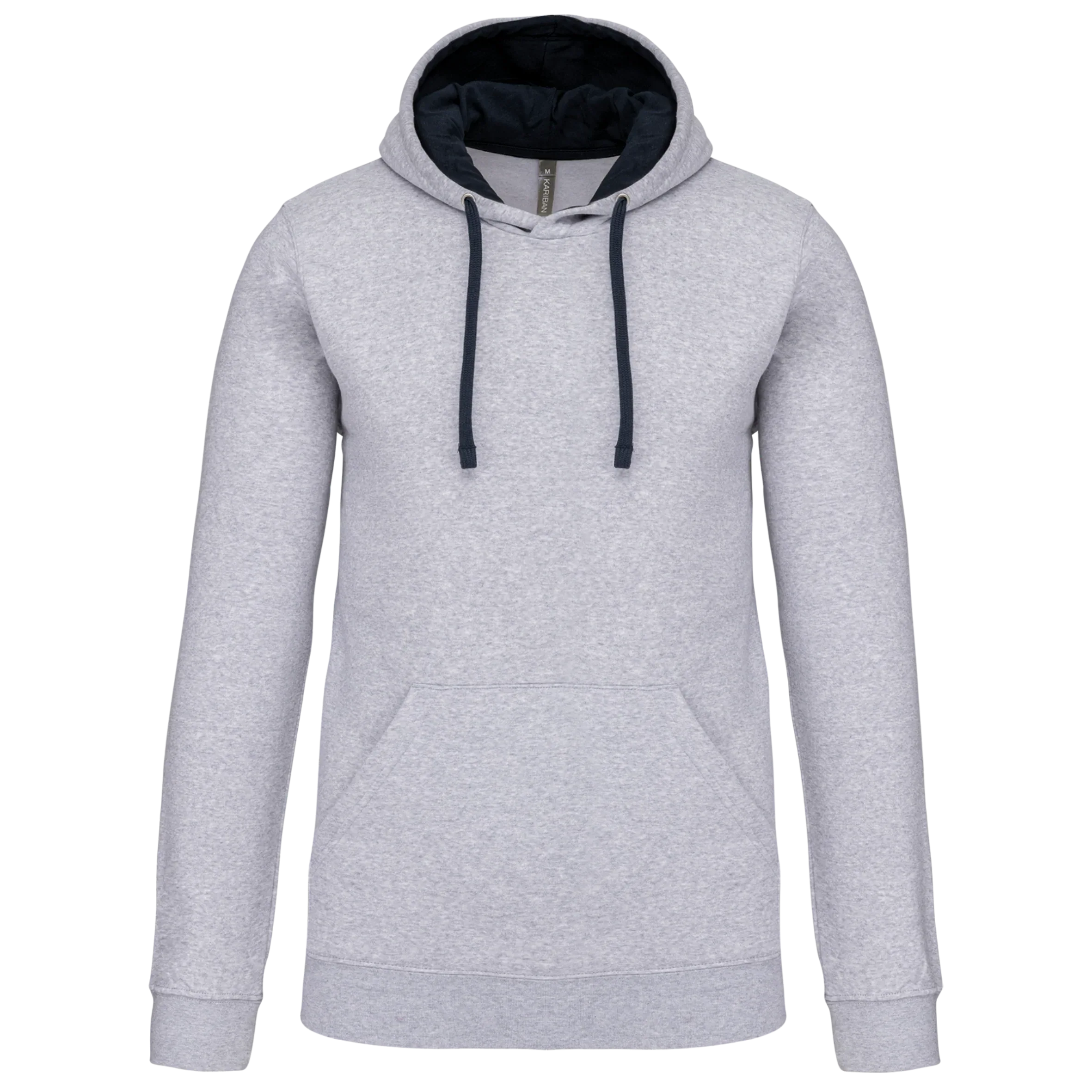K446 - Sweat-shirt capuche contrastée homme - Occifloc