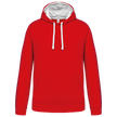 K446 - Sweat-shirt capuche contrastée homme - Occifloc