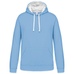 K446 - Sweat-shirt capuche contrastée homme - Occifloc