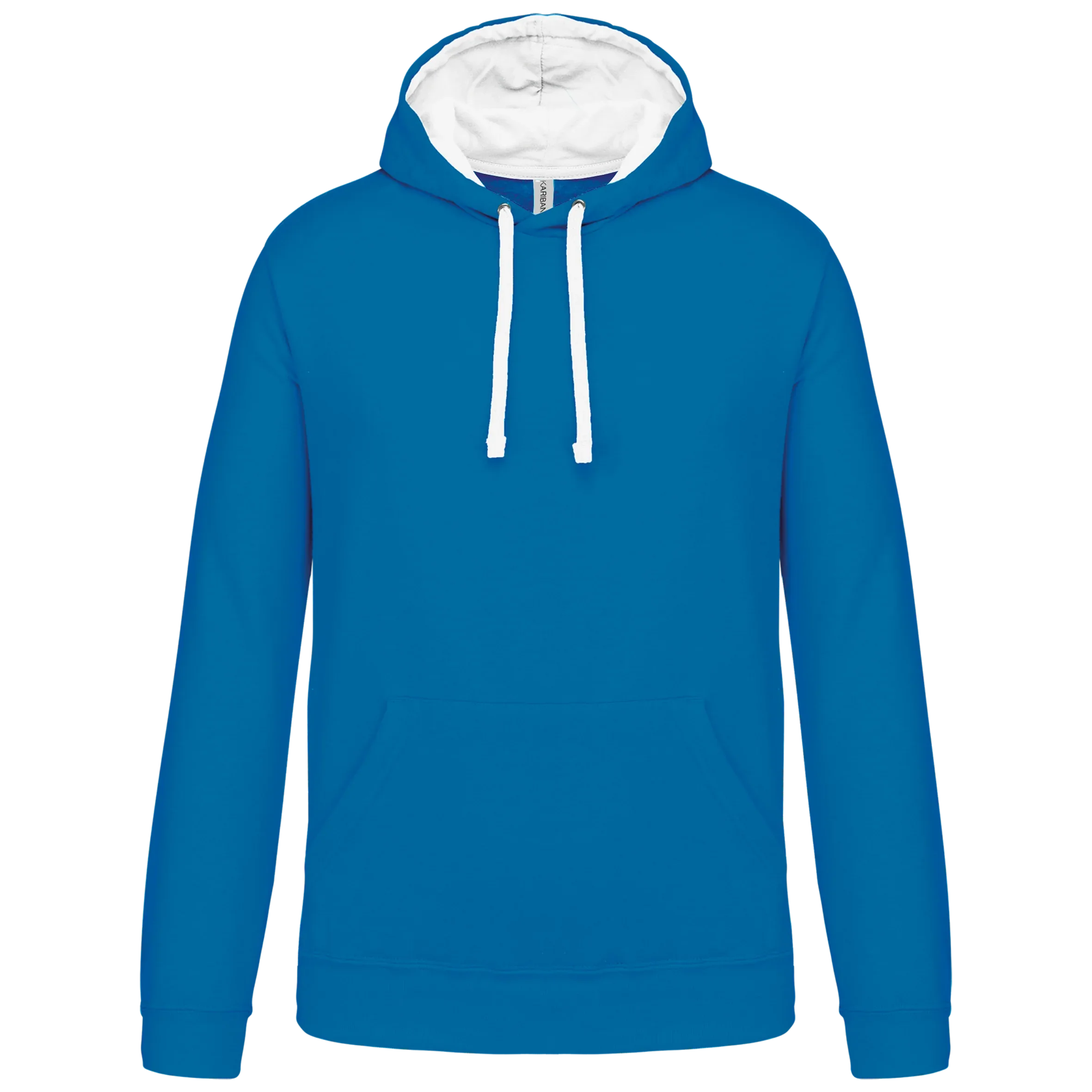 K446 - Sweat-shirt capuche contrastée homme - Occifloc