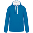 K446 - Sweat-shirt capuche contrastée homme - Occifloc