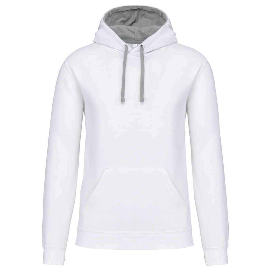 K446 - Sweat-shirt capuche contrastée homme - Occifloc