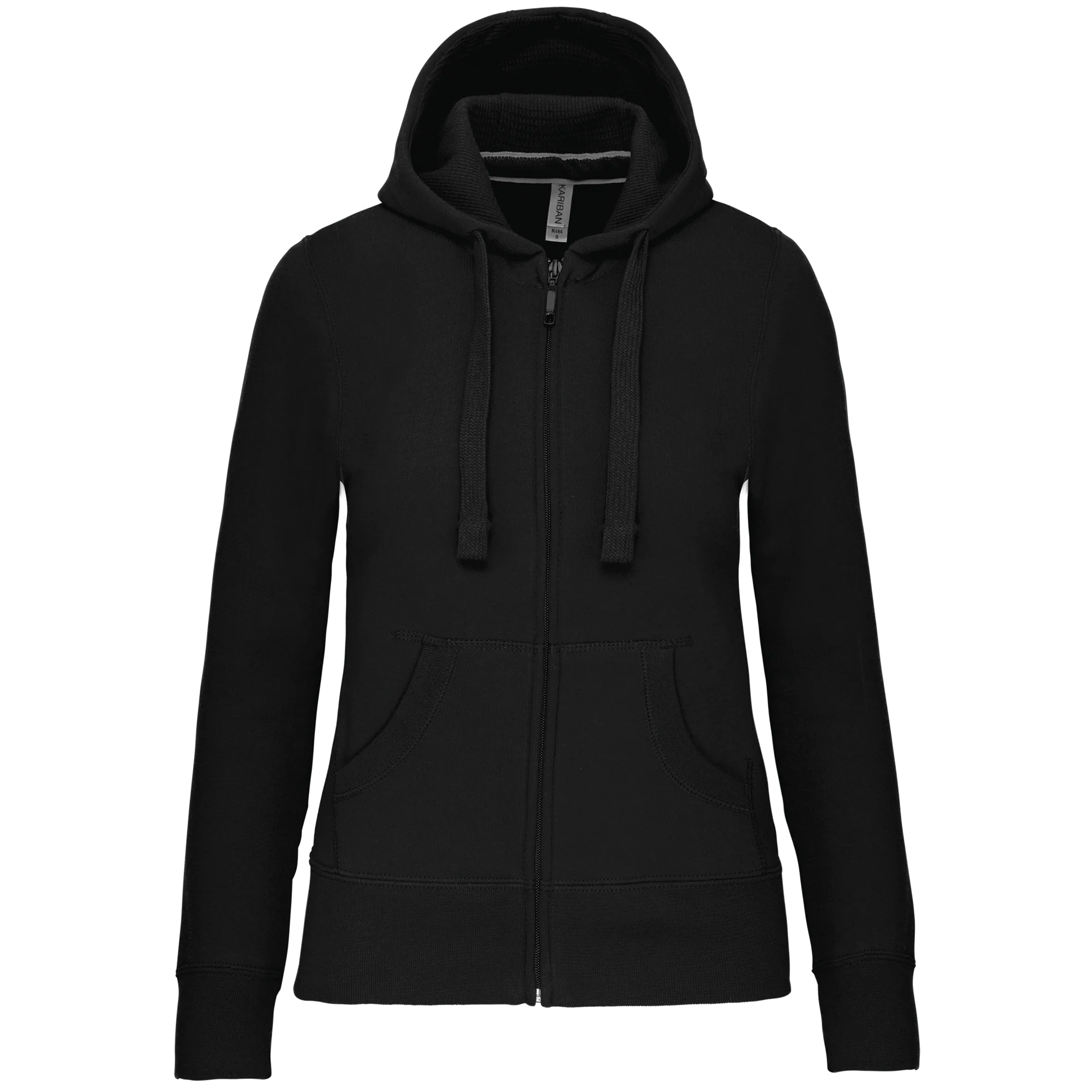 K464 - Sweat-shirt zippé capuche femme - Occifloc