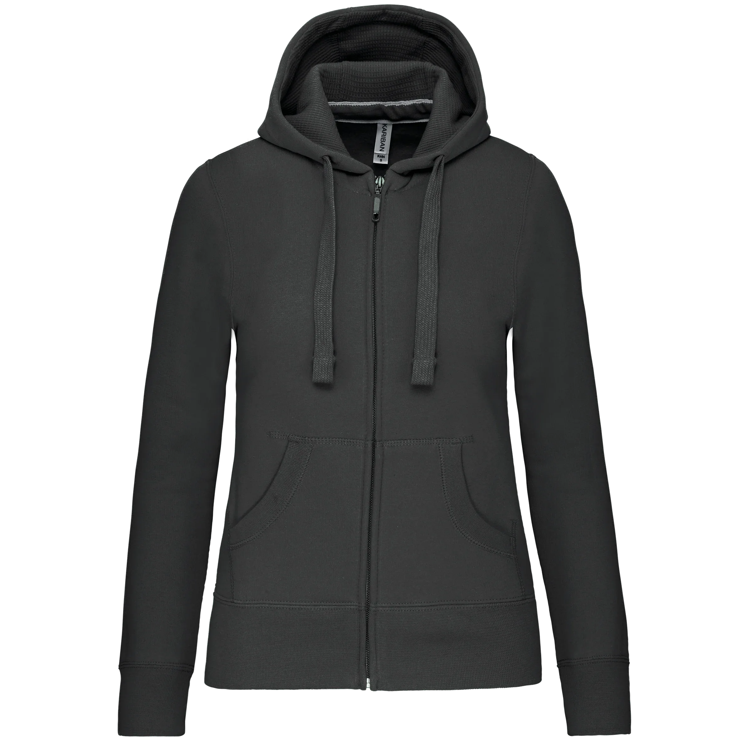 K464 - Sweat-shirt zippé capuche femme - Occifloc