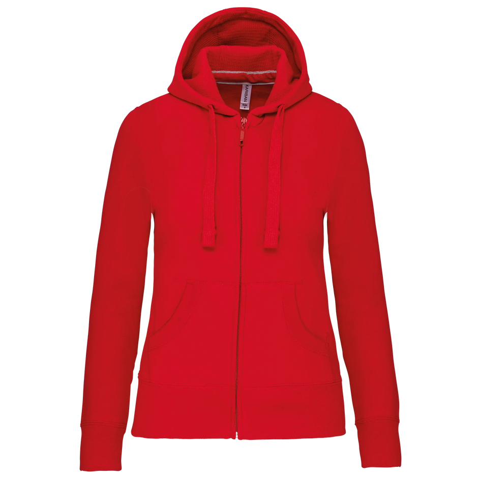 K464 - Sweat-shirt zippé capuche femme - Occifloc