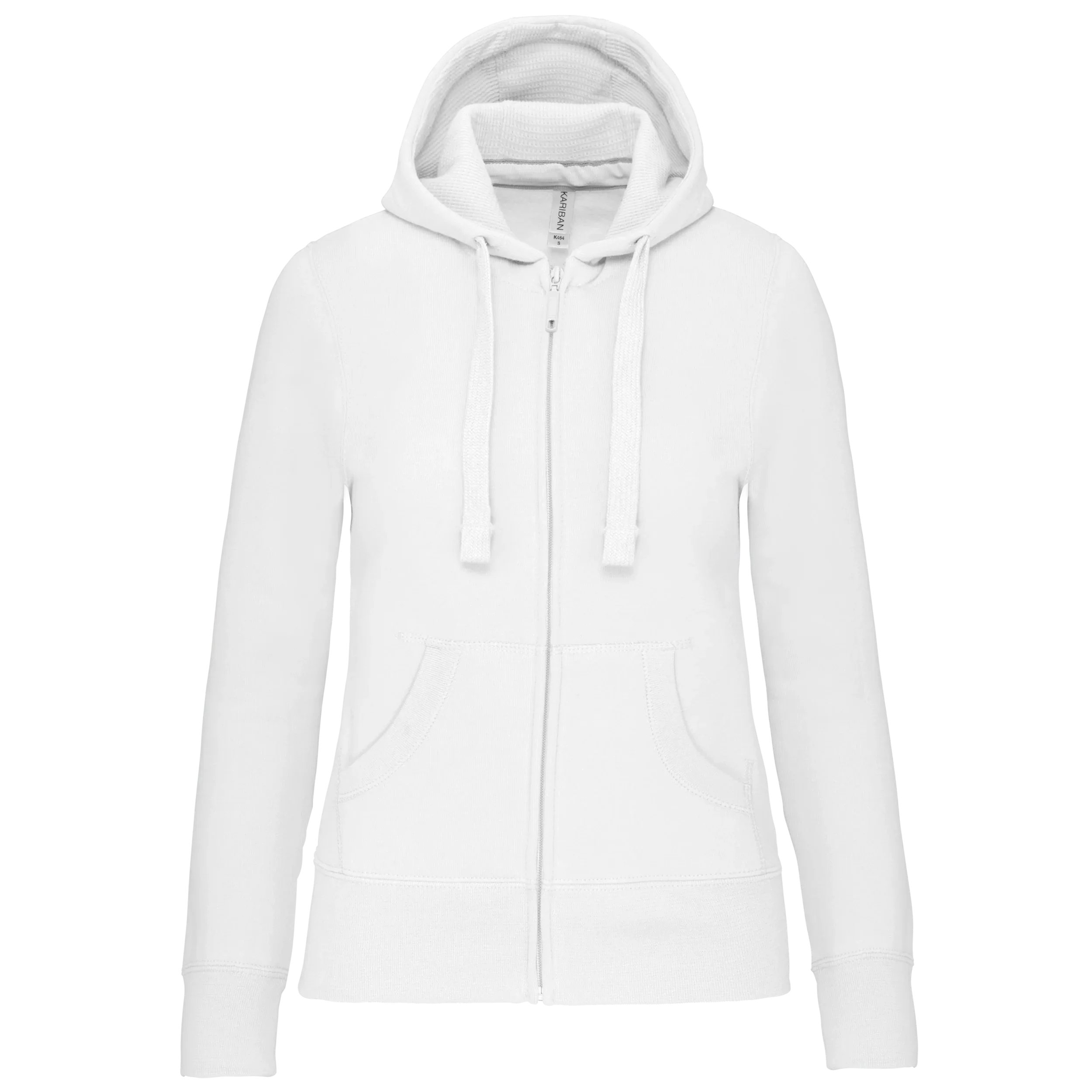 K464 - Sweat-shirt zippé capuche femme - Occifloc