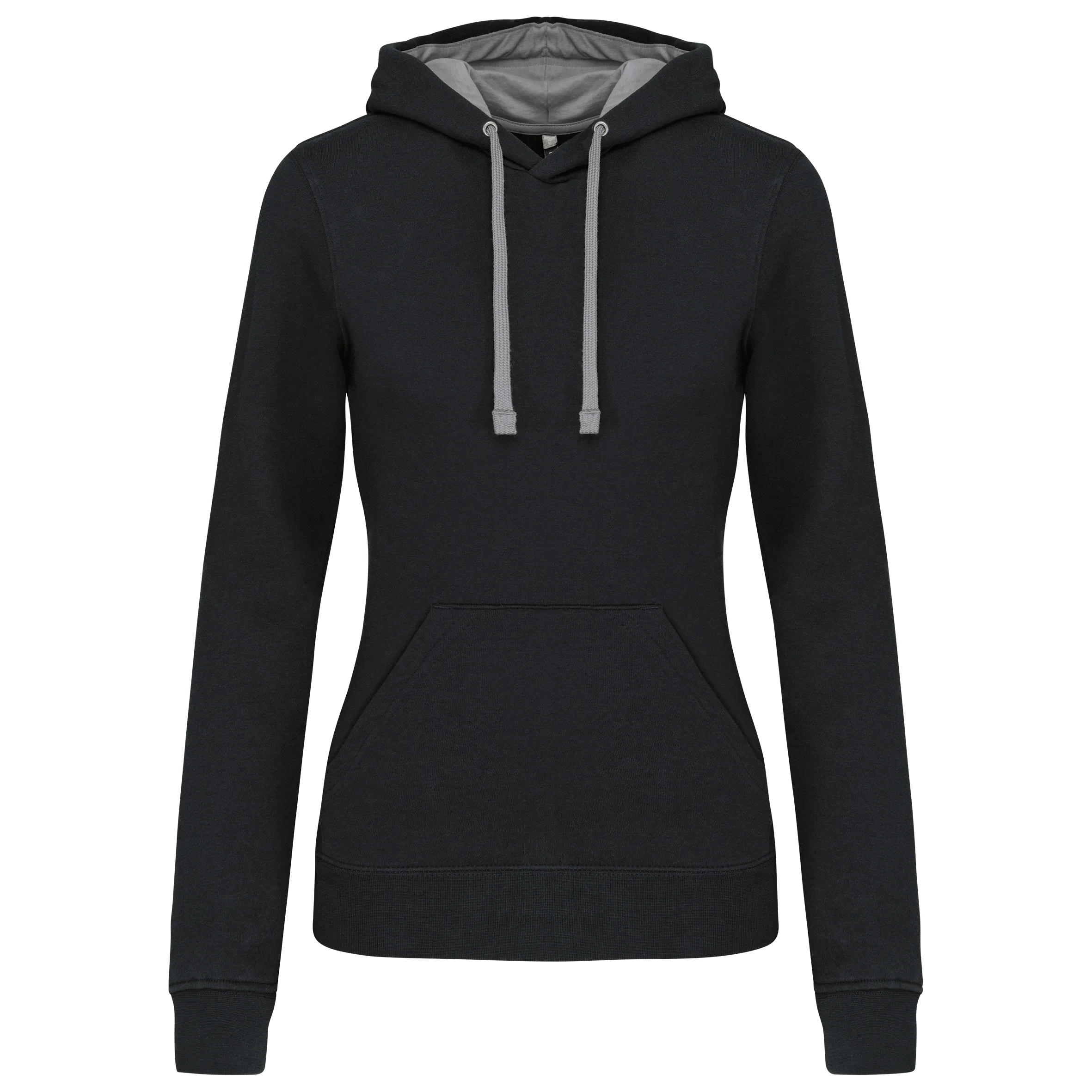 K465 - Sweat-shirt capuche contrastée femme - Occifloc