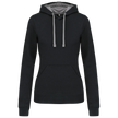 K465 - Sweat-shirt capuche contrastée femme - Occifloc